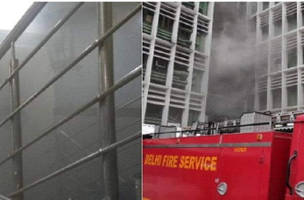 दिल्ली: AIIMS में लगी आग, चारों तरफ छाया धुंआ