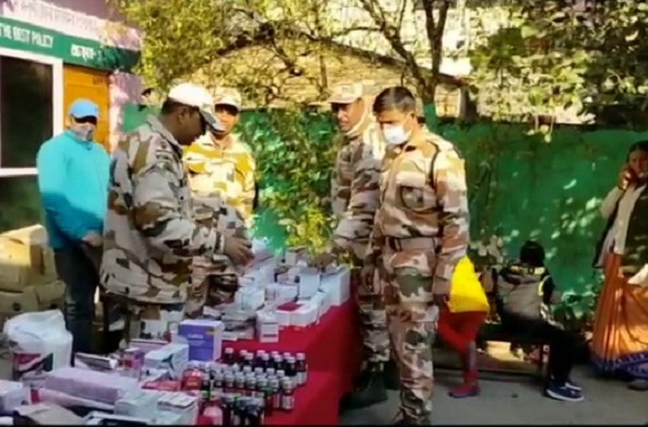 पिथौरागढ़: आईटीबीपी की मेडिकल टीम ने चीन सीमा से लगे अंतिम गांव कुटी में लगाया स्वास्थ्य शिविर