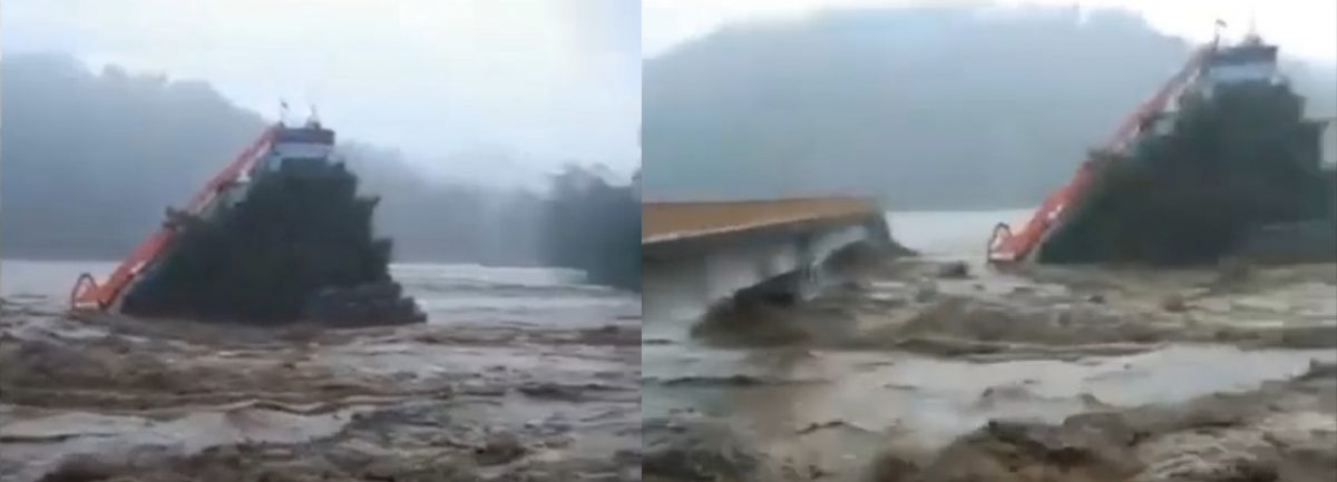 रामनगर : कोसी नदी उफान पर, गर्जिया मंदिर भी आया खतरें की जद में देखें वीडियो