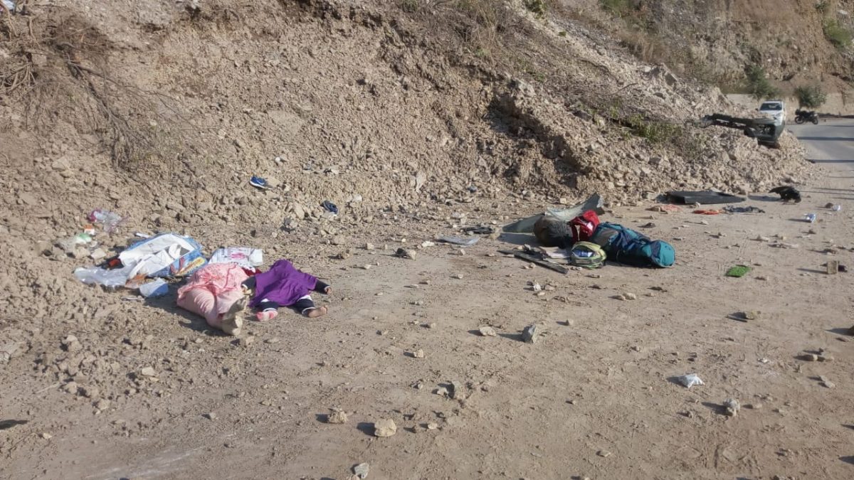 पिथौरागढ़-घाट राष्ट्रीय राजमार्ग में चुपकोट बैंड के पास हादसे मां और 6 साल के मासूम की मौत