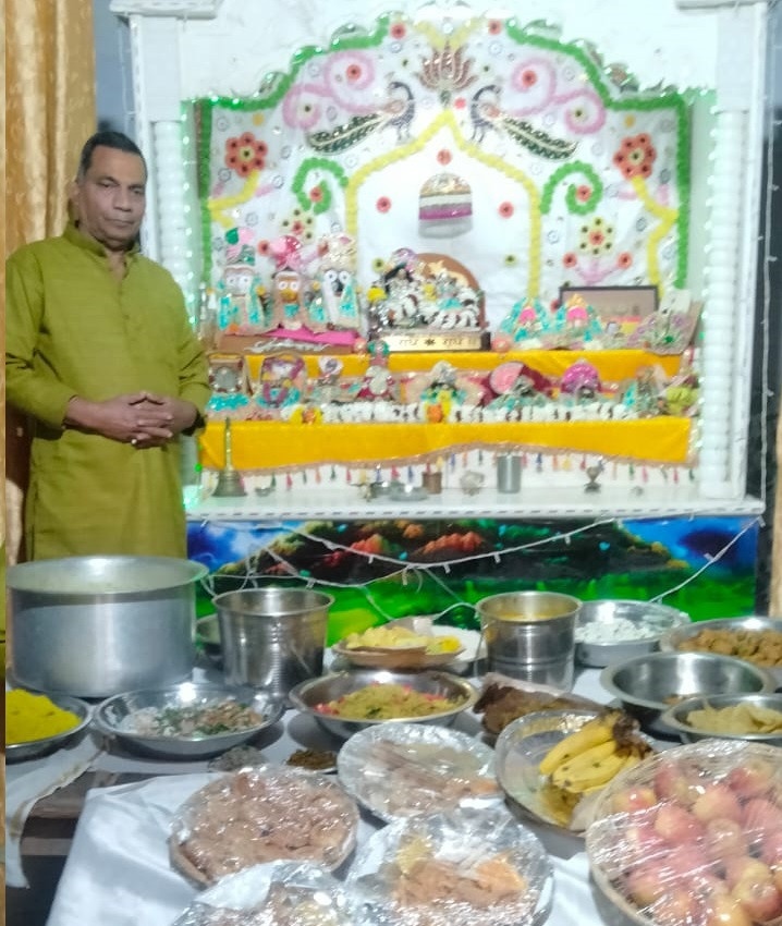 वृंदावन : धूमधाम के साथ मनाया ठाकुर अग्र बिहारी महाराज का अन्नकूट महोत्सव