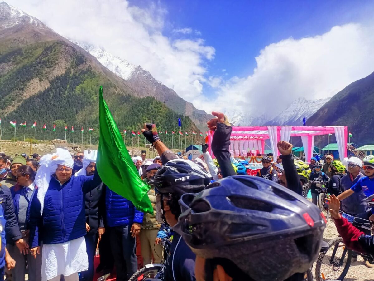 पिथौरागढ़: मुख्यमंत्री ने गुंजी धारचूला में किया माउन्टेन साइकिल रैली का शुभारंभ