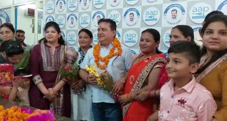 काशीपुर- दीपक बाली का काशीपुर में जोरदार स्वागत,आम आदमी पार्टी प्रदेश अध्यक्ष बनने पर कार्यकर्ताओं में उत्साह