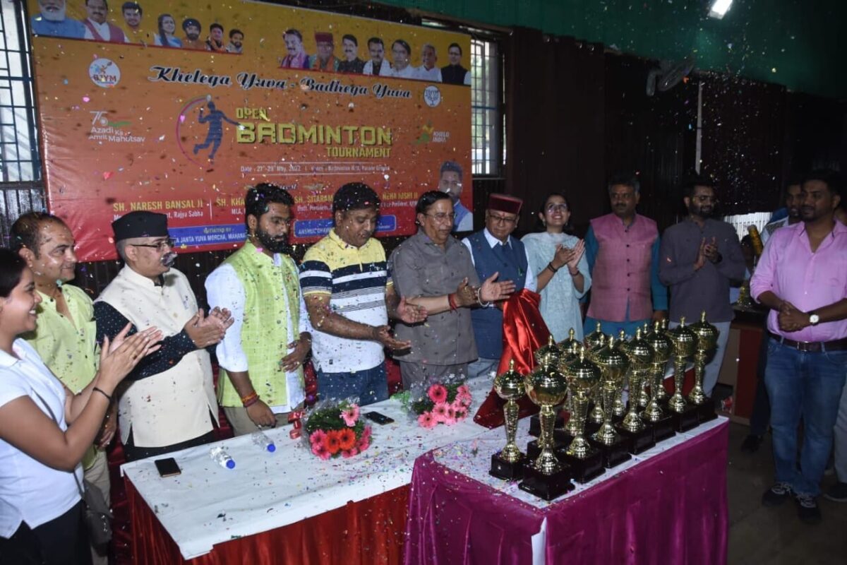 भारतीय जनता युवा मोर्चा देहरादून ने आयोजित की तीन दिवसीय बैटमिंटन प्रतियोगिता