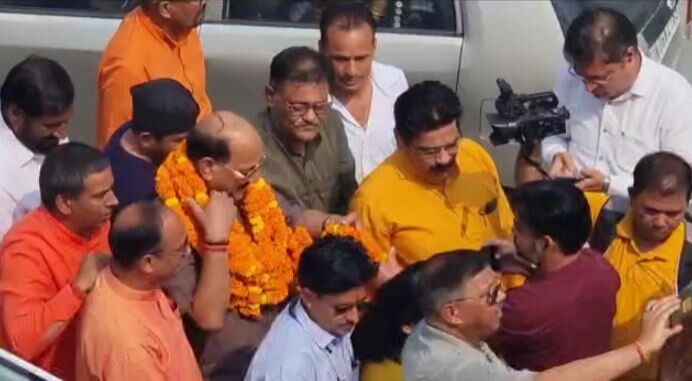 रामनगर पहुंचे वन मंत्री सुबोध उनियाल, कार्यकर्ताओं ने किया भव्य स्वागत