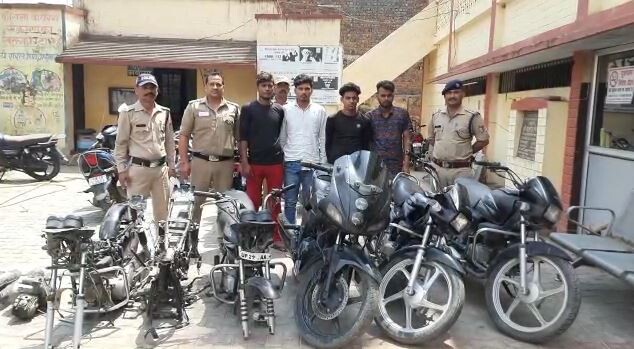 बाजपुर-  पुलिस ने 4 आरोपियों को  किया गिररफ्तार