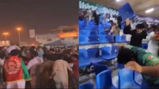 Asia Cup 2022: अफगान फैंस ने मचाई तबाही, पाकिस्तानियों को दौड़ा-दौड़ा कर पीटा
