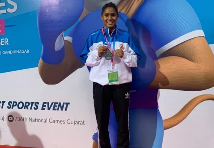 राष्ट्रीय खेलों में पिथौरागढ़ की मुक्केबाज बेटी शोभा कोहली ने रजत पदक जीतकर किया प्रदेश का नाम रौशन
