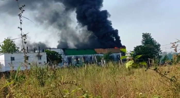 fire broke out in pulkit arya factory