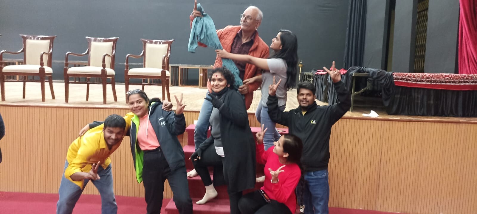Students during a Theater Workshop