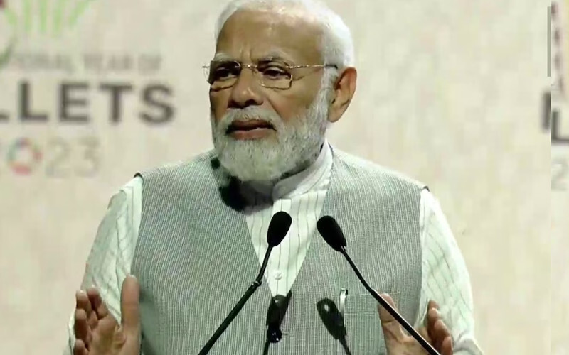 प्रधानमंत्री नरेंद्र मोदी ने ‘ग्लोबल मिलेट्स सम्मेलन’ का उद्घाटन किया