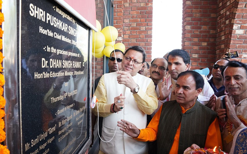 मुख्यमंत्री धामी ने देहरादून में जीडी गोयनका पब्लिक स्कूल का शुभारम्भ किया