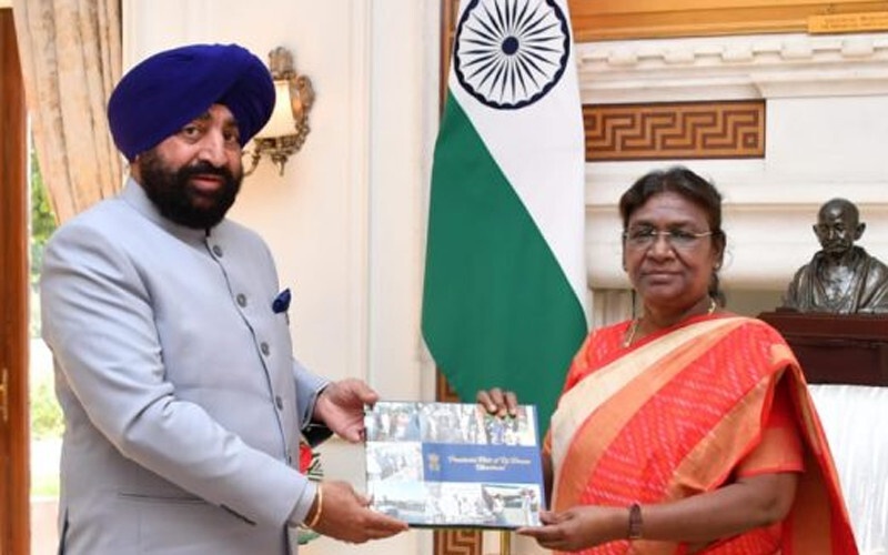 राज्यपाल गुरमीत सिंह ने राष्ट्रपति द्रौपदी मुर्मू से की मुलाकात,चारधाम यात्रा के लिए किया आमंत्रित