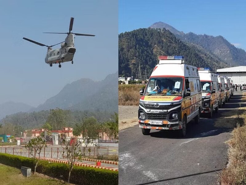 Uttarkashi Tunnel Rescue: चिनूक विमान से एम्स ऋषिकेश लाए गए सभी 41 मजदूर, हो रहा चेकअप