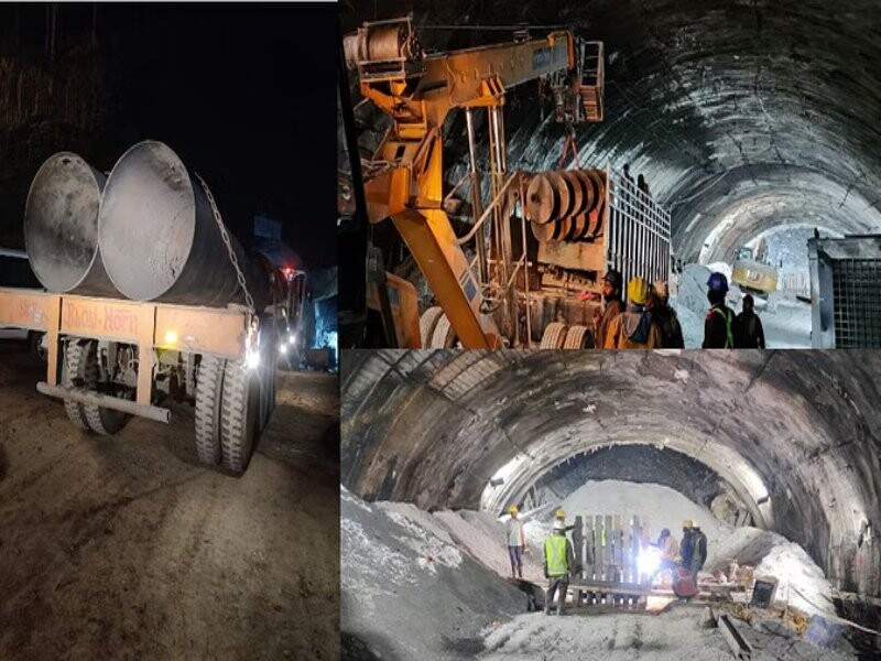 Uttarkashi Tunnel Collapse: पिछले 50 घंटे से अधिक समय से 40 श्रमिकों की जिंदगी मलबे में कैद, पाइप के जरिए मजदूरों को निकालने की तैयारी